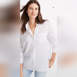Madewell Oversized Ex boyfriend shirt - sz xs